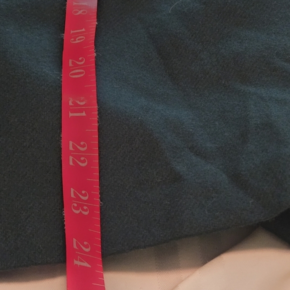 Vintage 80s Sag Harbor 100% Wool Pencil Skirt NWT Hunter Green Pure New Wool 12 - Picture 13 of 13